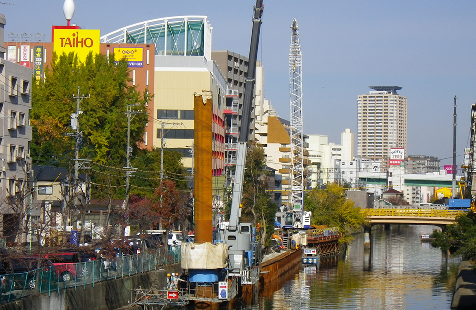 広域河川堀川改修工事